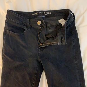 American Eagle high rise black jegging